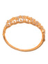 Gold Toned AD Studded Luxe Handcrafted Bracelet