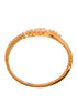 Gold Toned AD studded Floral Designer Handcrafted Bracelet