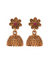 Gold plated Goddess Lakshmi Filigree Temple Jewellry Set