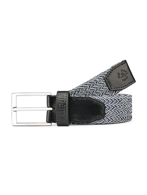 Dual Tone Braided Blue Unisex Belt