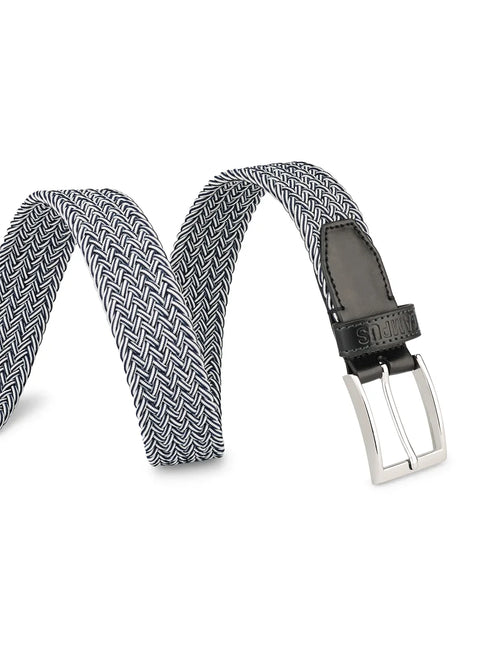 Dual Tone Braided Blue Unisex Belt