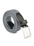 Dual Tone Braided Blue Unisex Belt