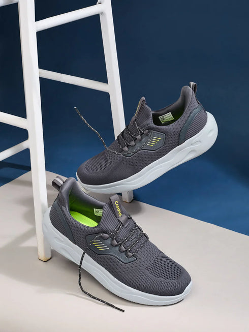 DUO Grey Men's Walking Shoes