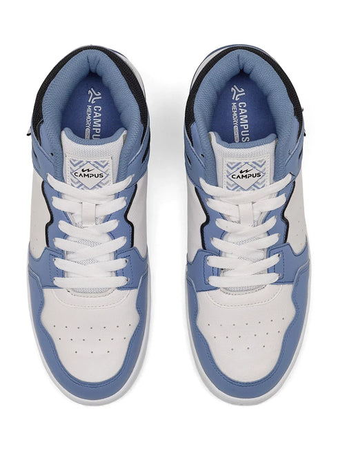 DWELT White Men's Sneakers