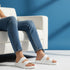 Men's Comfort Dual Buckle Strap Slide Sandals