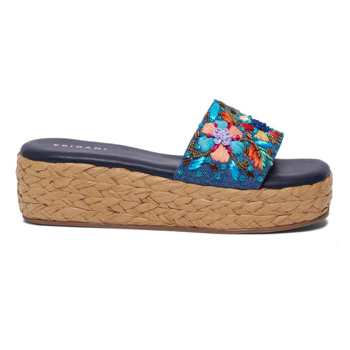 Daisyy Embroidered Wedges