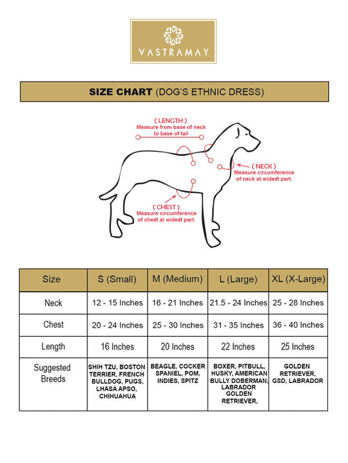 Dogs' Maroon And Gold Silk Blend Dress