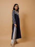 Fizaa Chikankari Elegant Blue Modal Cotton Kurta