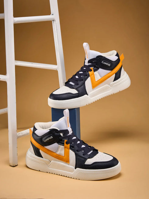EAGLE White Men's Sneakers