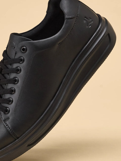 ELAN-01 Black Men's Formal Sneakers