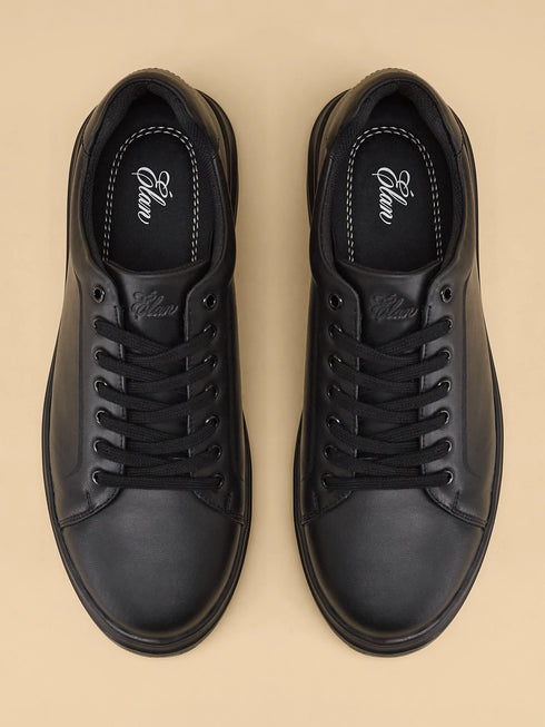 ELAN-01 Black Men's Formal Sneakers