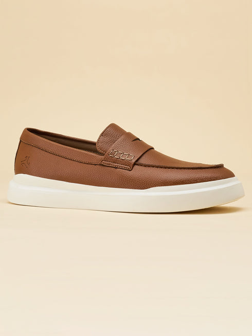 ELAN-02 Tan Men's Loafers