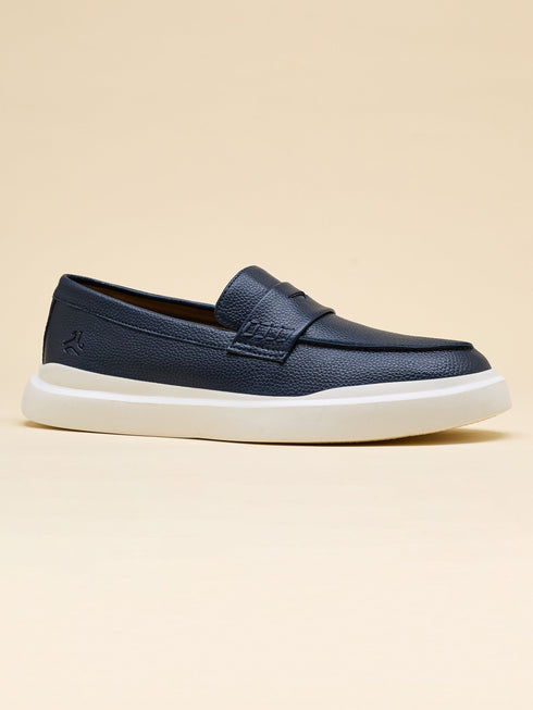 ELAN-02 Navy Men's Loafers