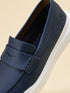 ELAN-02 Navy Men's Loafers