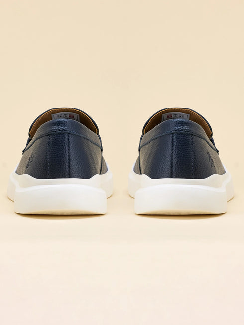 ELAN-02 Navy Men's Loafers