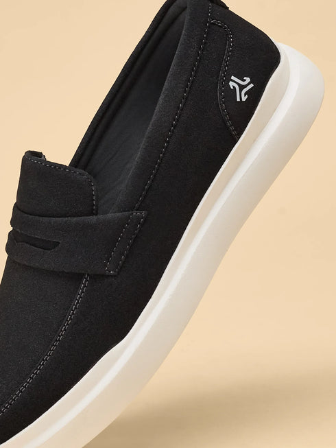 ELAN-03 Black Men's Loafers