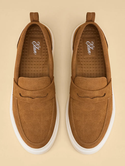 ELAN-03 Tan Men's Loafers