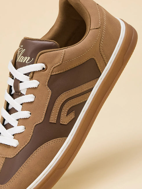 ELAN-06 Brown Men's Formal Sneakers