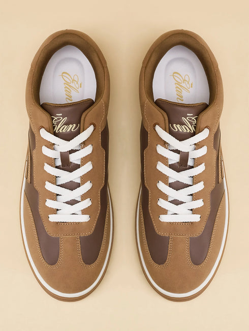 ELAN-06 Brown Men's Formal Sneakers