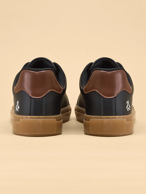 ELAN-08 Black Men's Formal Sneakers