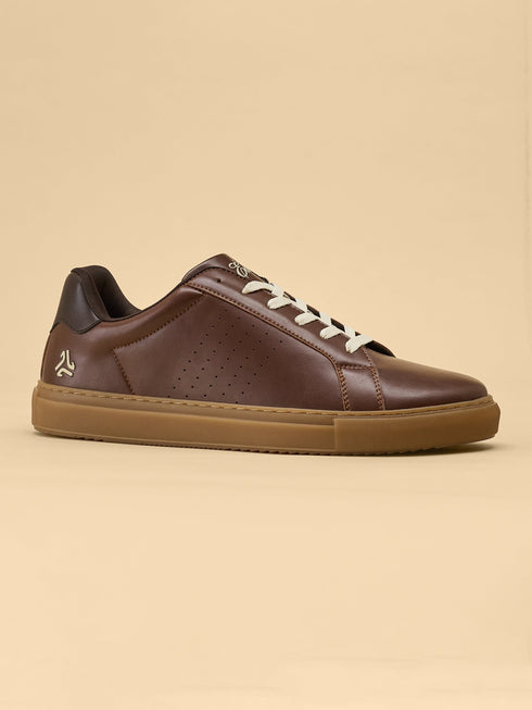 ELAN-08 Brown Men's Formal Sneakers