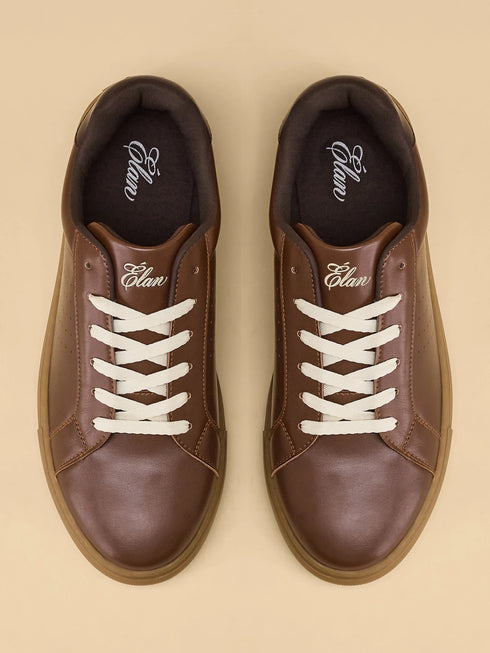 ELAN-08 Brown Men's Formal Sneakers