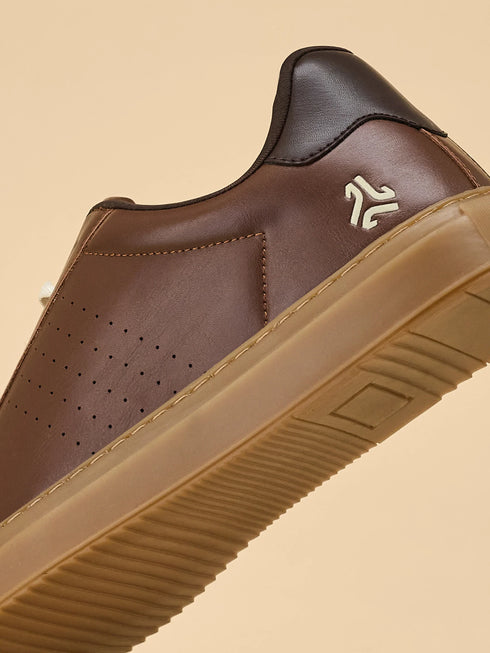 ELAN-08 Brown Men's Formal Sneakers