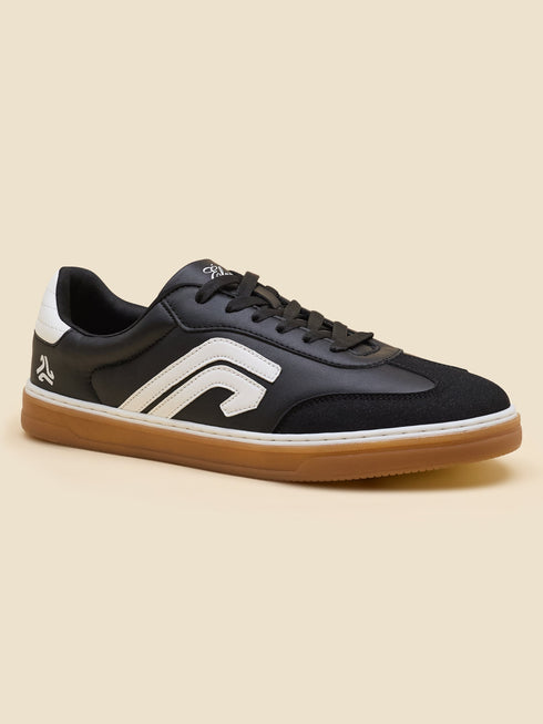 ELAN-09 Black Men's Formal Sneakers