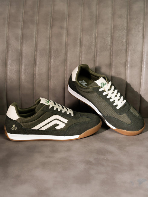 ELAN-13 Olive Men's Formal Sneakers