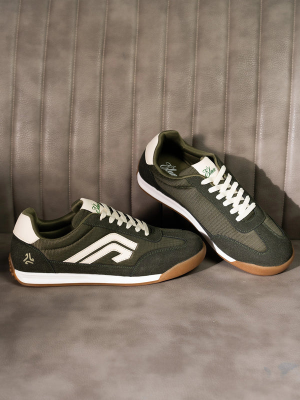 ELAN-13 Olive Men's Formal Sneakers
