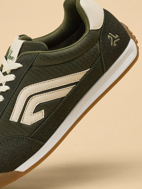 ELAN-13 Olive Men's Formal Sneakers