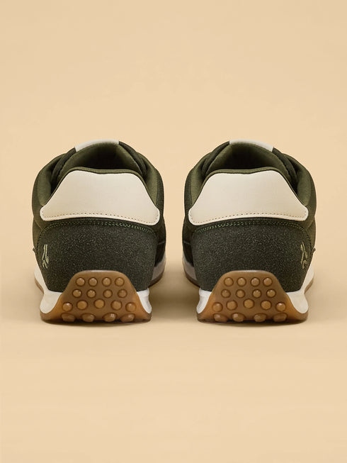 ELAN-13 Olive Men's Formal Sneakers