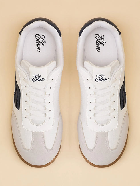 ELAN-13 White Men's Formal Sneakers