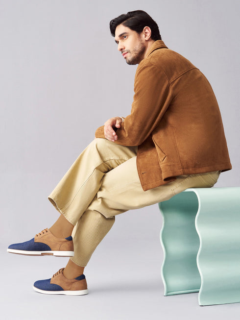 ELAN-15 Tan Men's Formal Sneakers
