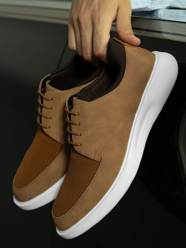 ELAN-16 Tan Men's Formal Sneakers