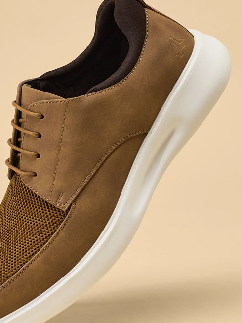 ELAN-16 Tan Men's Formal Sneakers