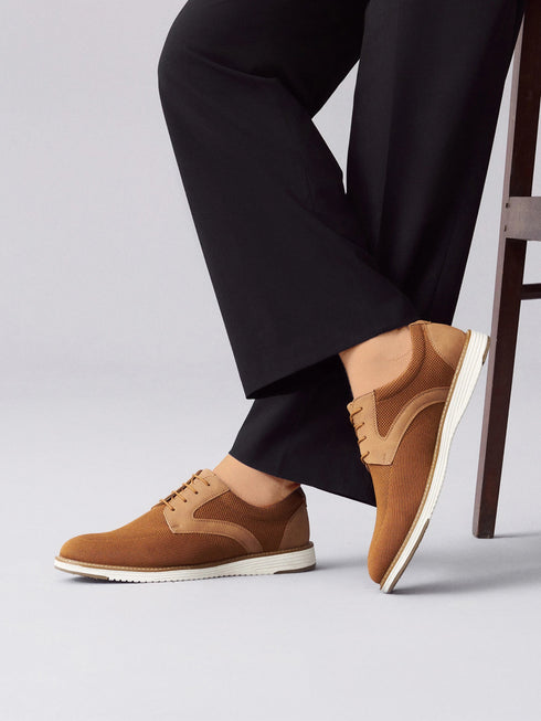 ELAN-17 Tan Men's Formal Sneakers