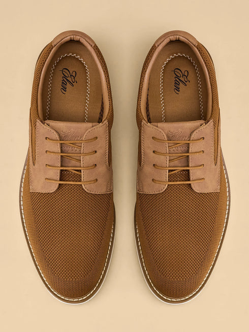 ELAN-17 Tan Men's Formal Sneakers