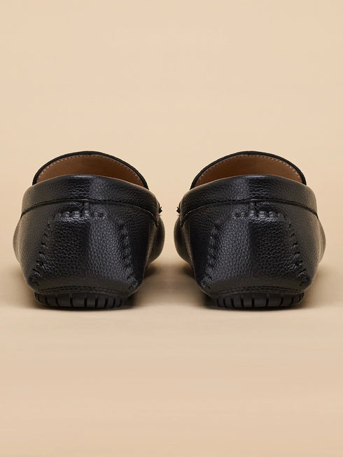 ELAN-19 Black Men's Loafers