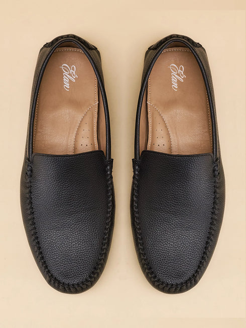 ELAN-19 Black Men's Loafers