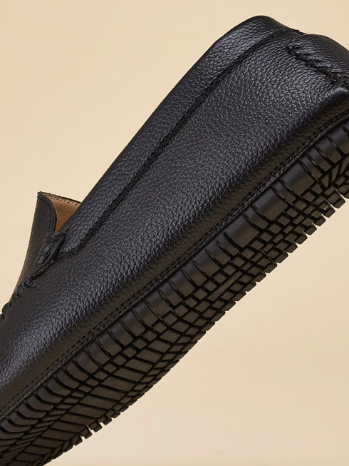 ELAN-19 Black Men's Loafers