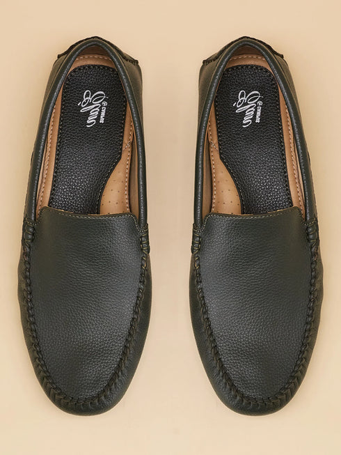 ELAN-19 Olive Men's Loafers