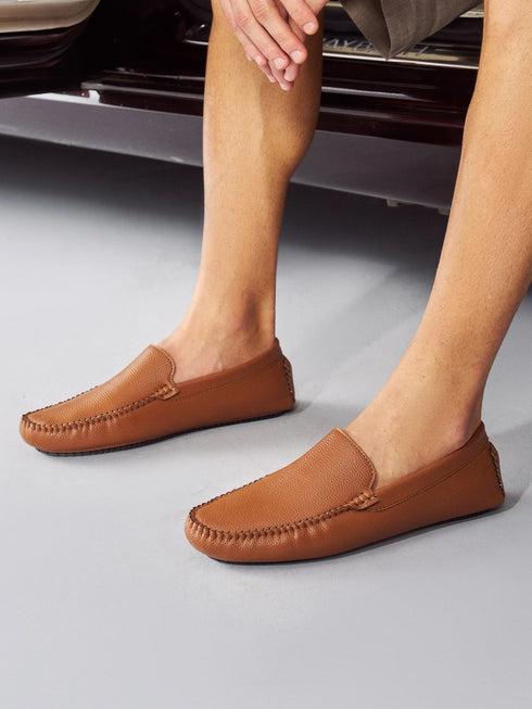 ELAN-19 Tan Men's Loafers