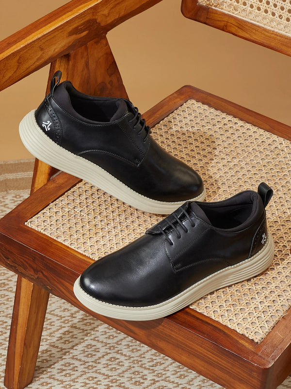 ELAN-20 Black Men's Formal Sneakers