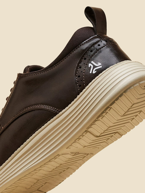ELAN-20 Brown Men's Formal Sneakers