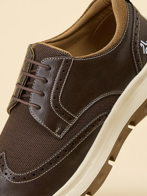 ELAN-21 Brown Men's Formal Sneakers