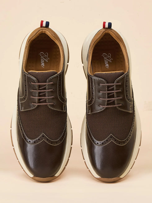 ELAN-21 Brown Men's Formal Sneakers