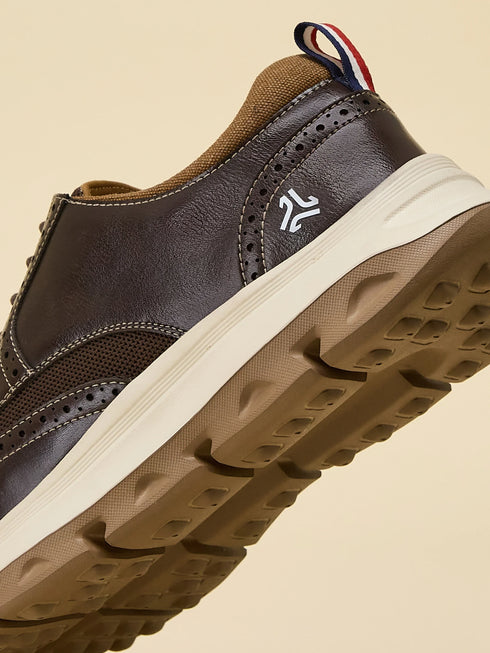 ELAN-21 Brown Men's Formal Sneakers