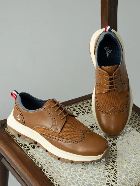 ELAN-21 Tan Men's Formal Sneakers