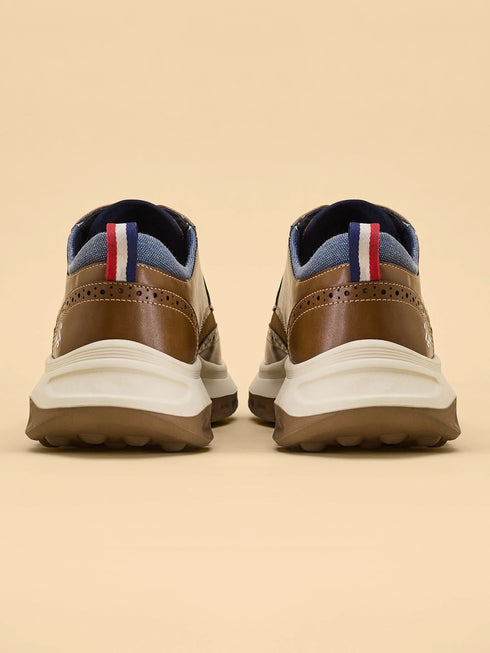 ELAN-21 Tan Men's Formal Sneakers